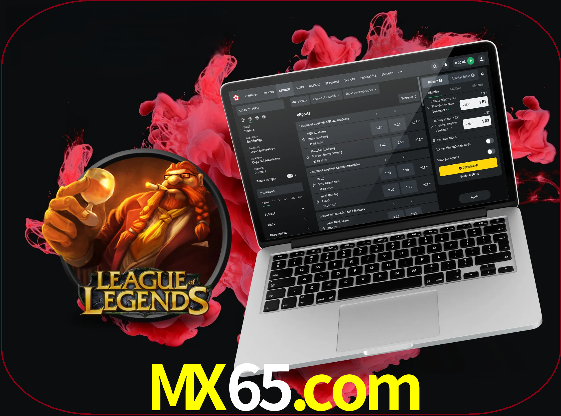 Se é um fã deste jogo, muitos torneios fantásticos que o vão surpreender estão disponíveis no mx65.